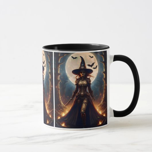 Mug Halloween Steampunk Forest Witch (Droite)