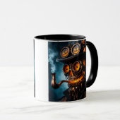 Mug Halloween Steampunk Gothique Jack-O-Lantern (Devant droit)