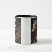 Mug Halloween Steampunk Jack-O-Lantern Horseman (Centre)