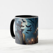 Mug Halloween Steampunk Southern Gothic Zombie (Devant gauche)