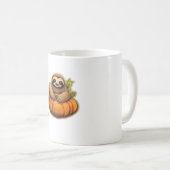 Mug Halloween sur le thème du fentes T-shirt surdimens (Devant droit)