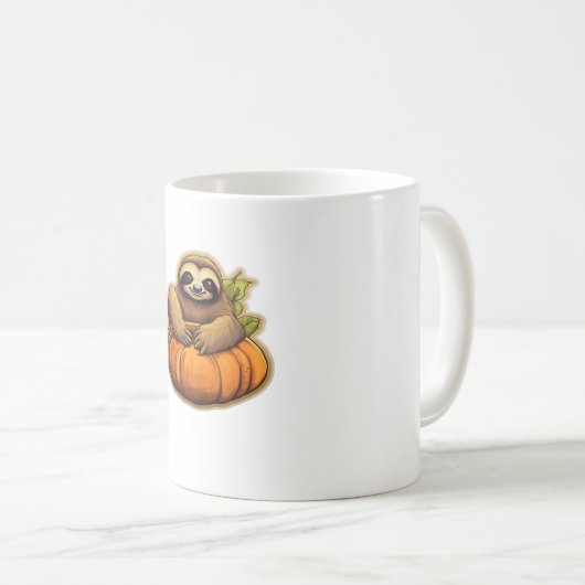 Mug Halloween sur le thème du fentes T-shirt surdimens (Devant droit)