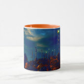 Mug Halloween sur un autre monde (Centre)