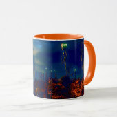 Mug Halloween sur un autre monde (Devant droit)
