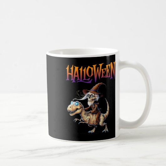 Mug Halloween T-rex Skeleton Ride (Droite)