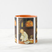 Mug Halloween Thrillant Vintage par Ellen Clapsaddle (Centre)