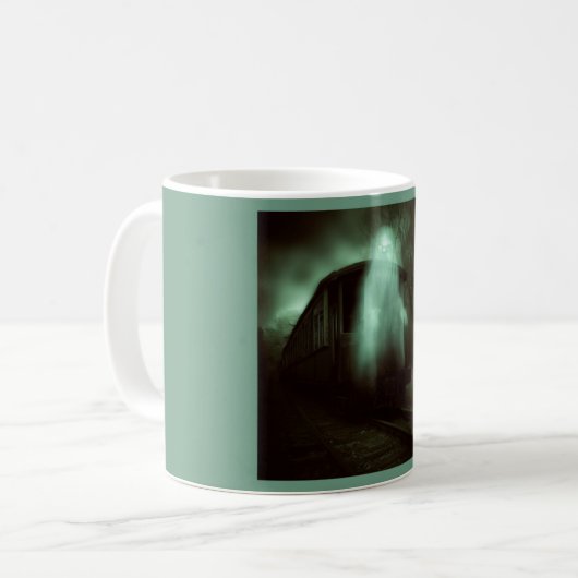 Mug Halloween - Train hanté 2 (Devant gauche)