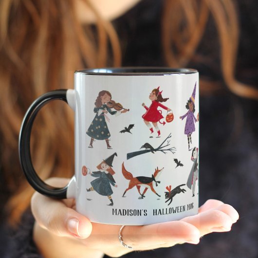 Mug Halloween tricher ou traiter les enfants