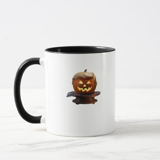 Mug Halloween, Trumpkin Citrouille, Rendre Halloween g (Gauche)