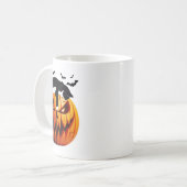 Mug Halloween Tuxedo citrouille Apportent L'Excitation (Devant gauche)