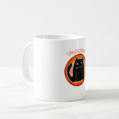 Mug Halloween Vampire Black Kitten Dracula. Vampurr Ca (Devant gauche)