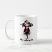Mug Halloween Vampire enfant Personnaliser (Gauche)