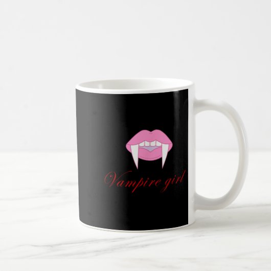 Mug Halloween, vamre Girl Horrors tendance Drôle cadea (Droite)