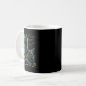Mug Halloween Van Gogh Starry Night Chat noir Citrouil (Devant gauche)