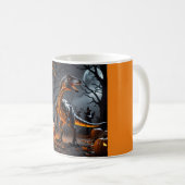 Mug Halloween Velociraptor (Devant droit)