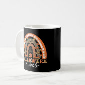 Mug Halloween Vibes Boho Rainbow Automne Éffrayant (Devant gauche)