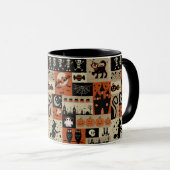 Mug Halloween vintage, nostalgie d'Halloween (Devant droit)