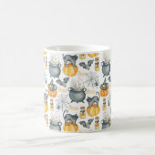 Mug Halloween Whimsical Cauldron et Motif de chats (Centre)