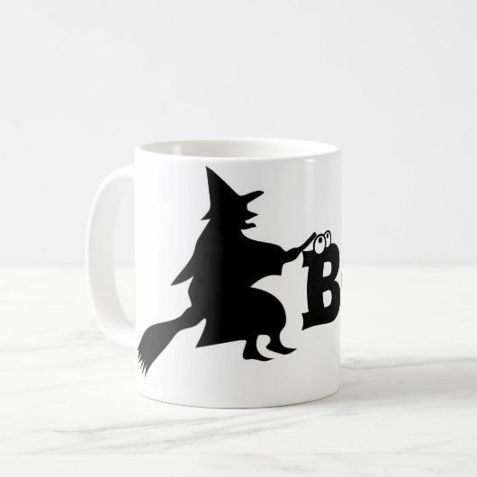 Mug Halloween WITCH BOO ! (Devant gauche)