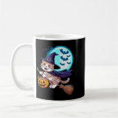 Mug Halloween Witch Scottish Fold Moon Coupari  (Gauche)