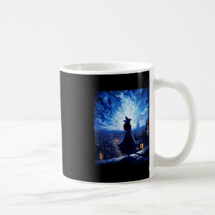 Mug Halloween Witch Starry Night Van Gogh Aesthétique
