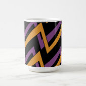 Mug Halloween Zig Zags Orange Purple (Centre)