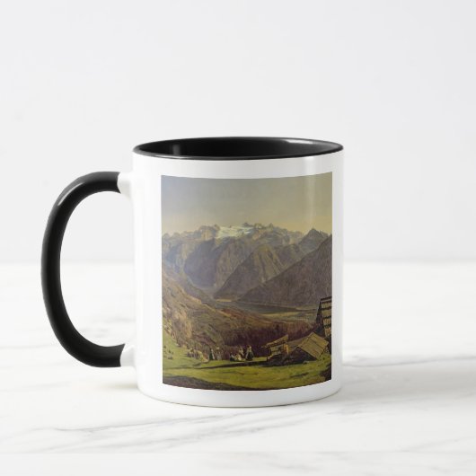 Mug Hallstatter-Voyez (huile sur la toile) (Gauche)