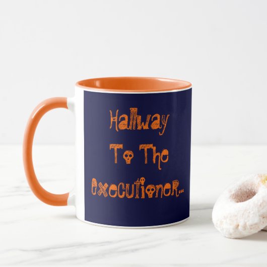 Mug Hallway Jusqu'À L'Exécuteur (Avec donut)