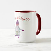 Mug Hally Holidays Père Noël (Devant droit)