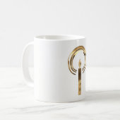 Mug Halo autour de la flamme de bougie Élégant Noël d' (Devant gauche)