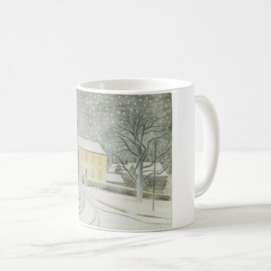 Mug Halstead Road à Neige (par Eric Ravilious) (Devant droit)