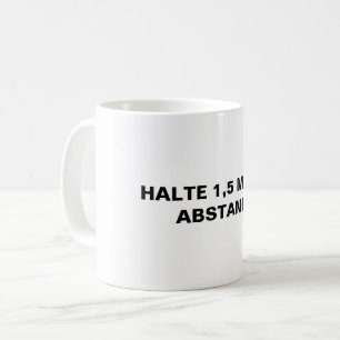 Mug Halte de 1,5 Mètre de la précaution d'inclinaiso