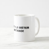 Mug Halte de 1,5 Mètre de la précaution d'inclinaison  (Devant droit)