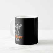 Mug Haltérophile squelette musculation fitness (Devant gauche)