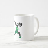 Mug Haltérophilie de femme (Devant droit)