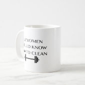 Mug Haltérophilie pour des femmes (Devant gauche)