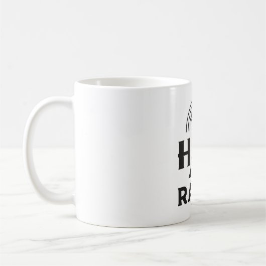 Mug HAM Radio Amateur Opérateur Antenne Code Idée cade (Gauche)