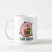 Mug Ham Radio Funny Pig Pun (Gauche)