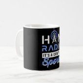 Mug HAM Radio Opérateur Antenne Amateur Code Idée cade (Devant gauche)