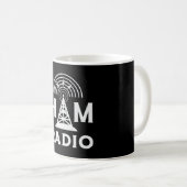 Mug HAM Radio Opérateur Antenne Code Amateur Idée cade (Devant droit)