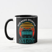 Mug Ham Radio Operator Daddy Amateur Radio Retro (Gauche)