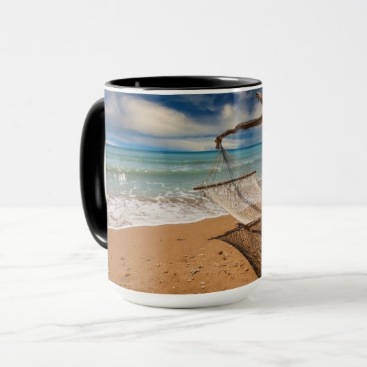 Mug Hamac sur le rivage (Devant gauche)