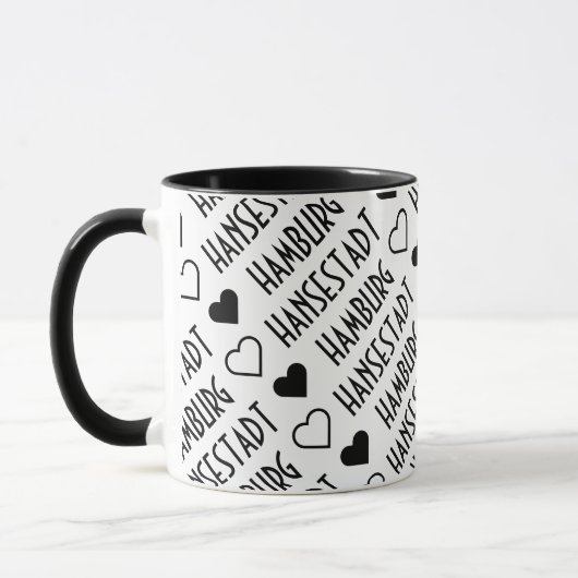 Mug Hambourg ♥ Hansestadt Kaffeetasse (Gauche)