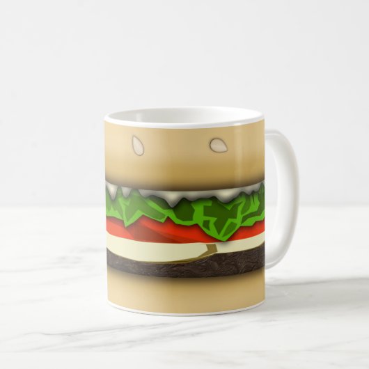 Mug Hamburger (Devant droit)