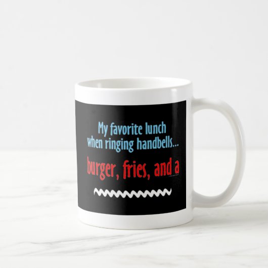 Mug Hamburger, fritures et une secousse (Droite)