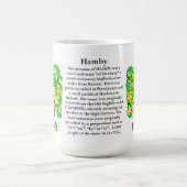 Mug Hamby, l'origine, la signification et la crête (Centre)