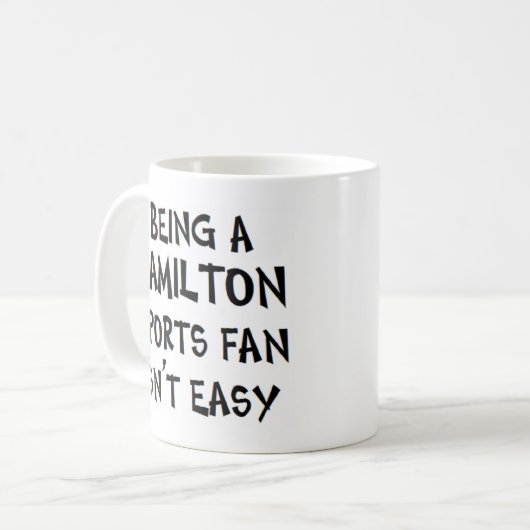 Mug hamilton sports fan, being (Devant gauche)