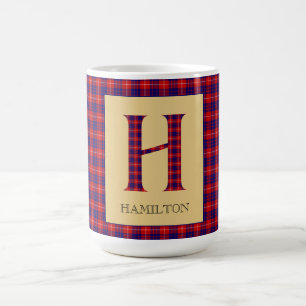 Mug Hamilton Tartan Monogramme H