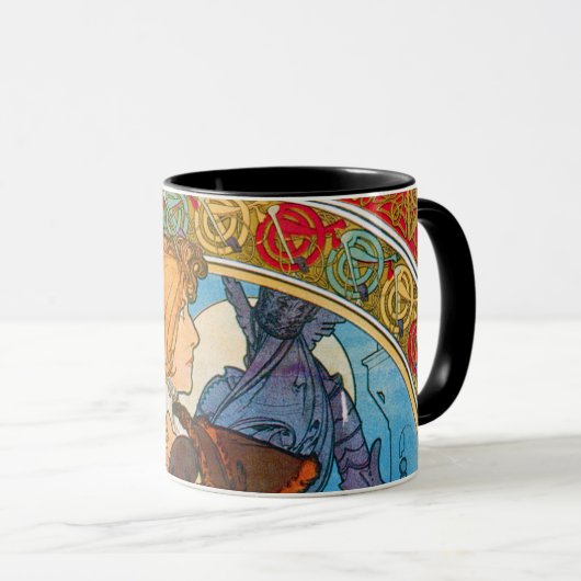Mug Hamlet, Alphonse Mucha (Devant droit)