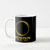 Mug Hampshire Nh Total Solaire Eclipse 2024 (Gauche)
